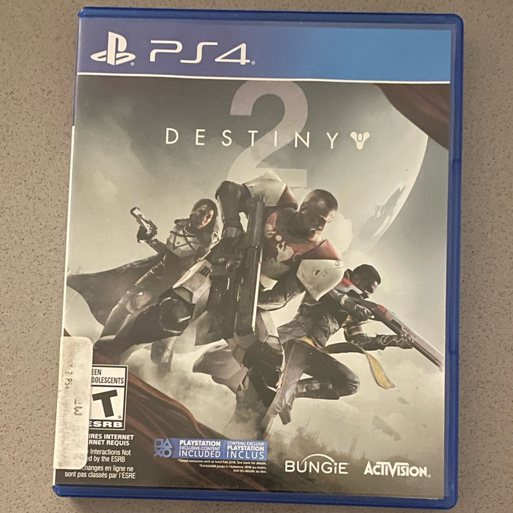 Sony PS4 Destiny 2 Game - Blue Case